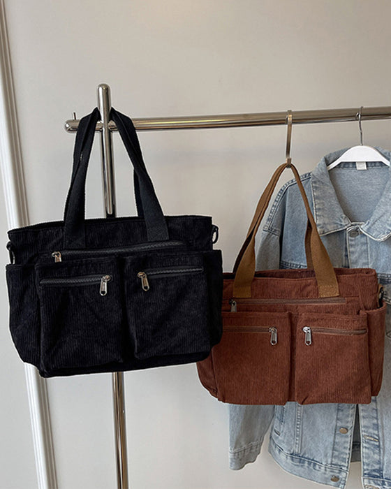 Enfärgad manchesterväska