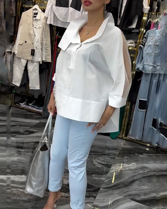 Lapelblom i spets med lapptäcke