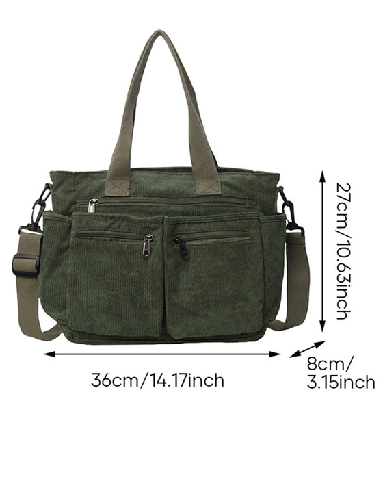 Enfärgad manchesterväska