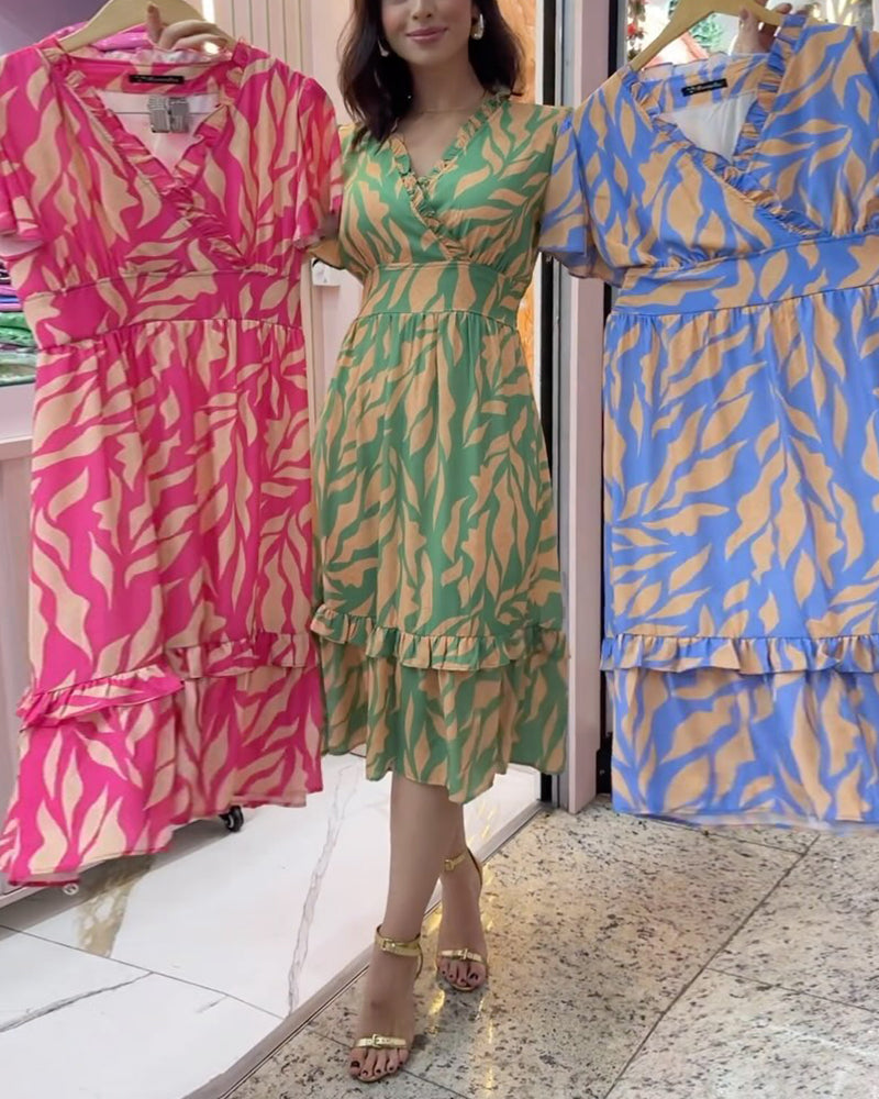 Elegant klänning med midjetryck