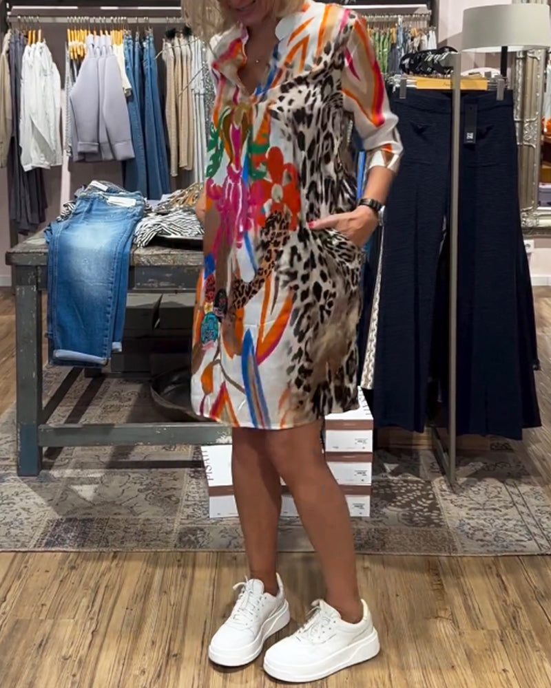 Klänning i vardagsfärg för kvinnor