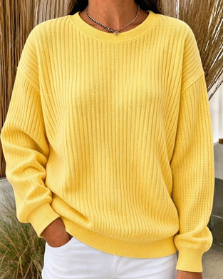 Sweatshirt Casual Solid Lång Ärm