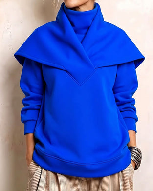 Sweatshirt Dubbellager Turtleneck
