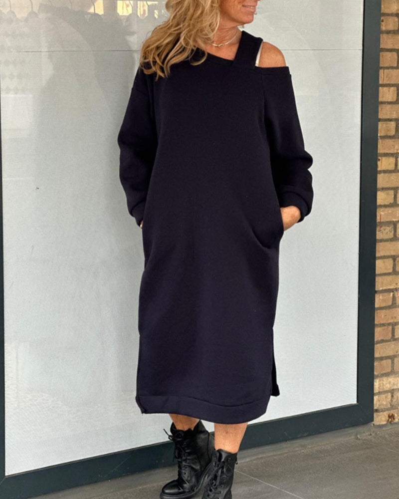 Fritidsklänning med en axelrem