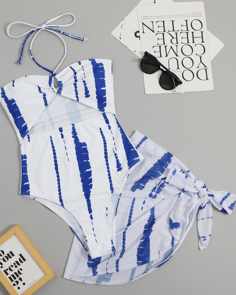 Halter neck bikini i två delar