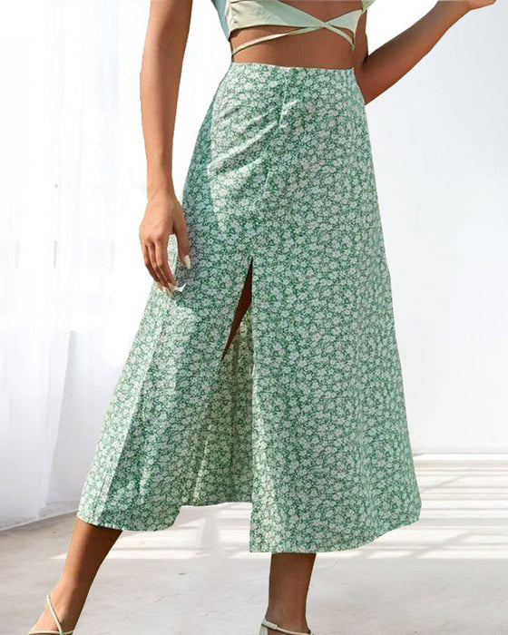 Midje höftkjol med slits