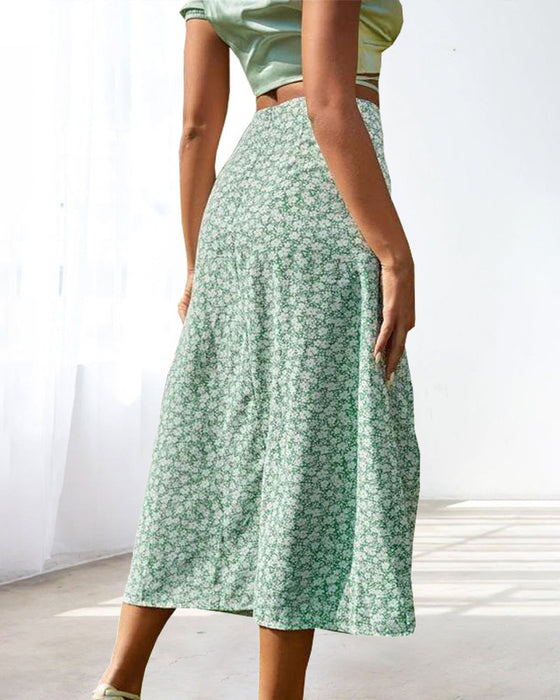 Midje höftkjol med slits