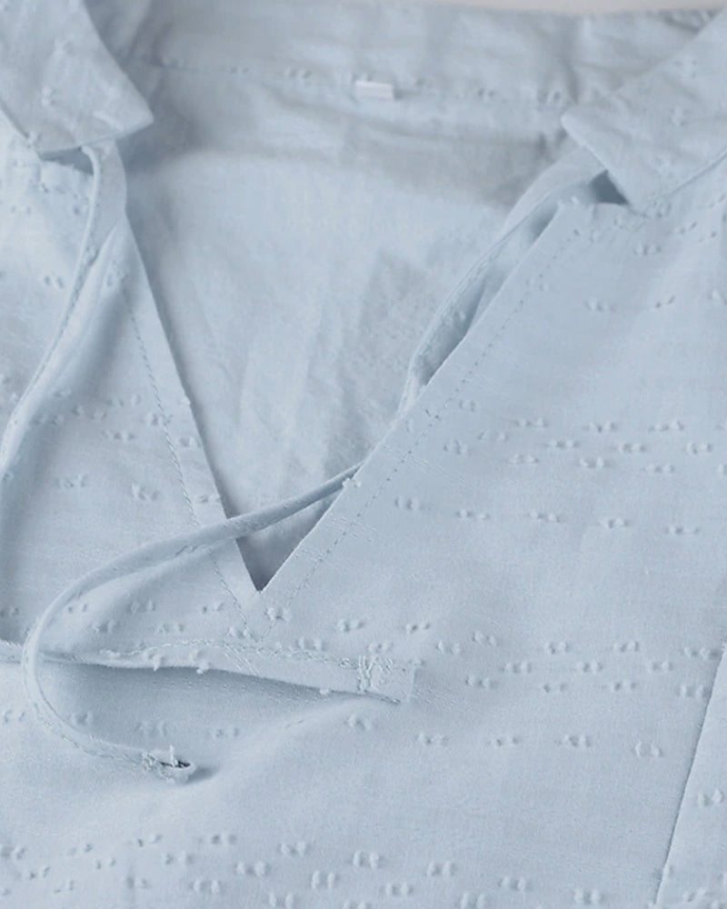 Enfärgad Resortklänning med ficka