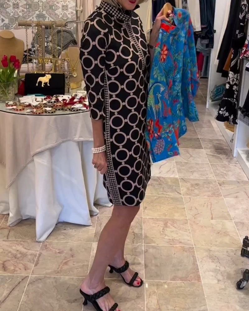 Kvinnors polka klänning