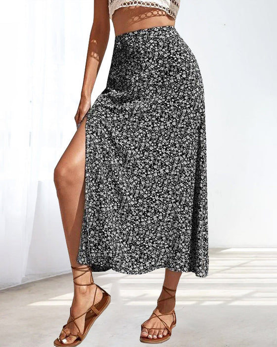 Midje höftkjol med slits