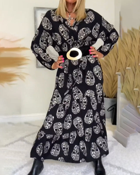 Fashionabla löst klänning