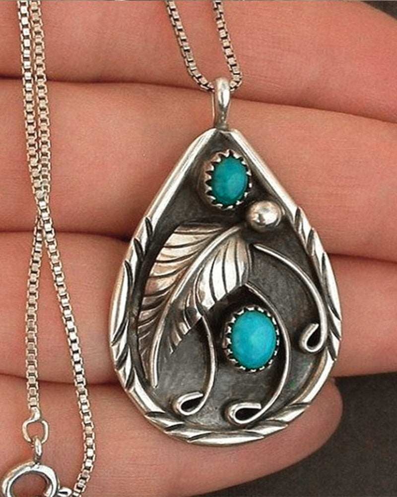 Bohemisk vintage halsband med hänge