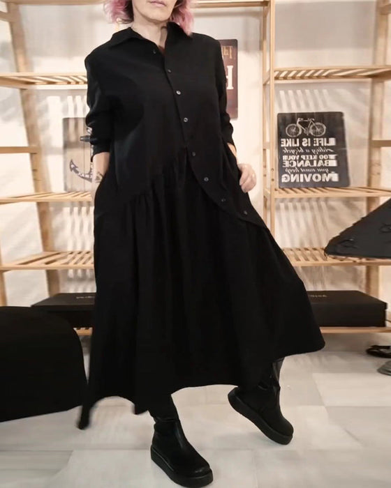 Casual lös A-linje klänning