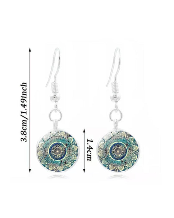 Datura blommor halsband-set