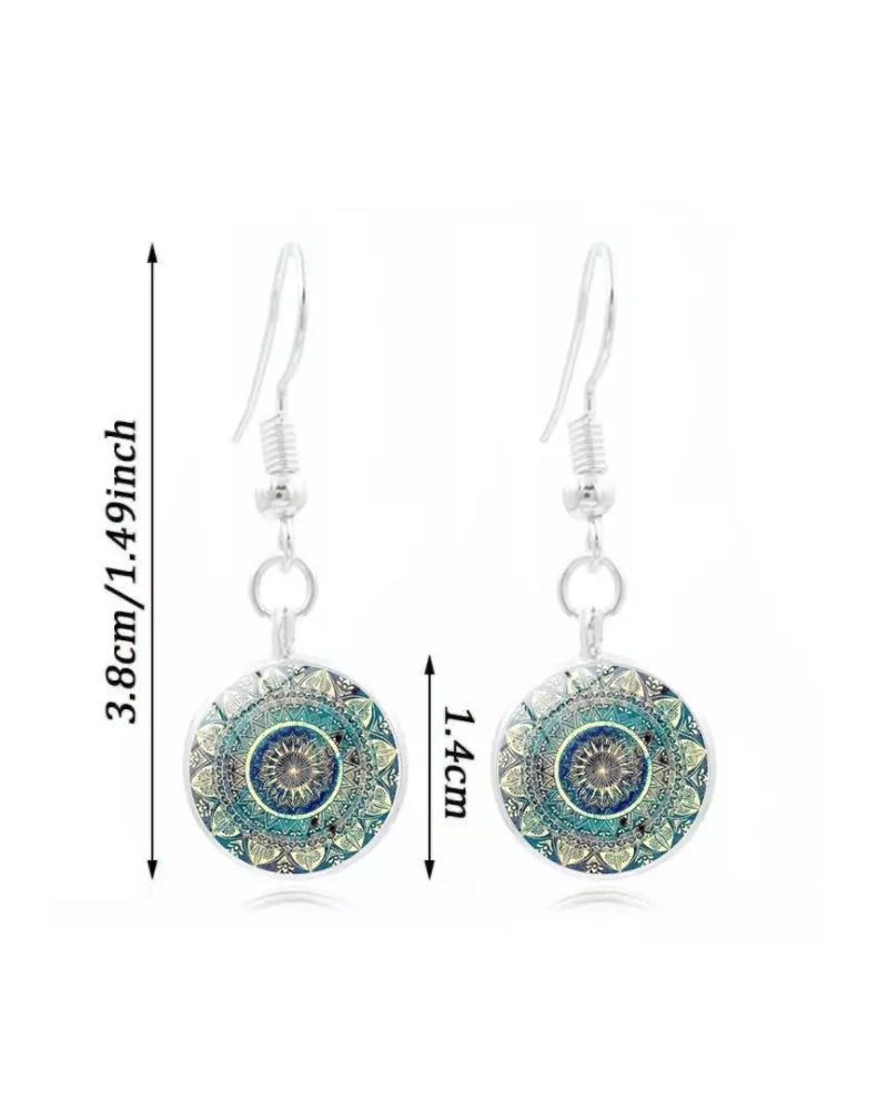 Datura blommor halsband-set