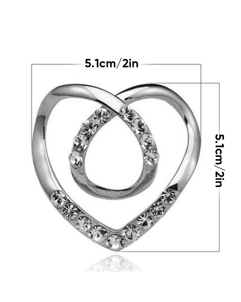 Hjärtformad tjockare halsduksklämma