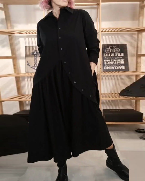 Casual lös A-linje klänning