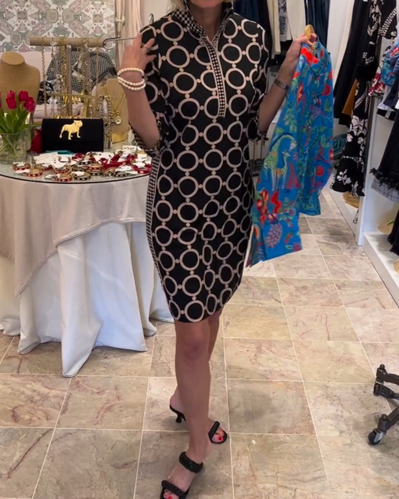 Kvinnors polka klänning