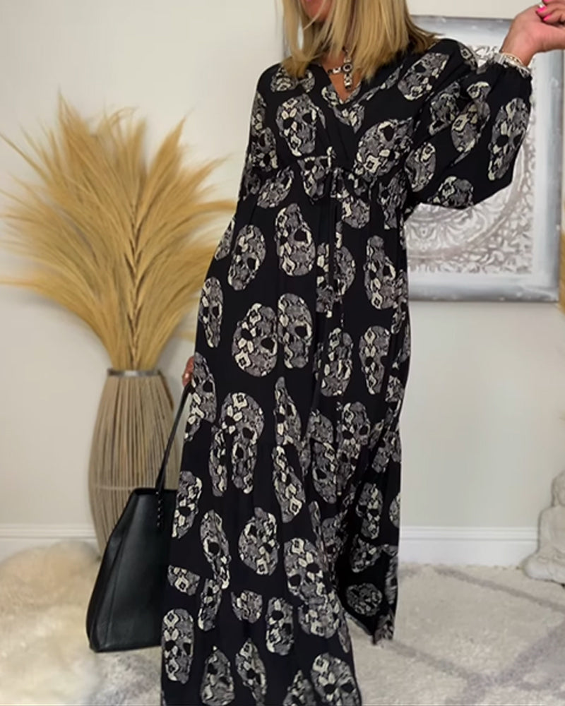 Fashionabla löst klänning