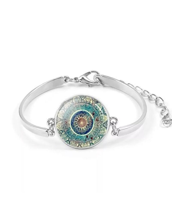 Datura blommor halsband-set