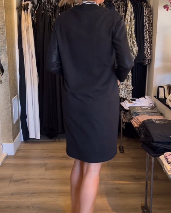 Fritidsklänning med bokstavstryck