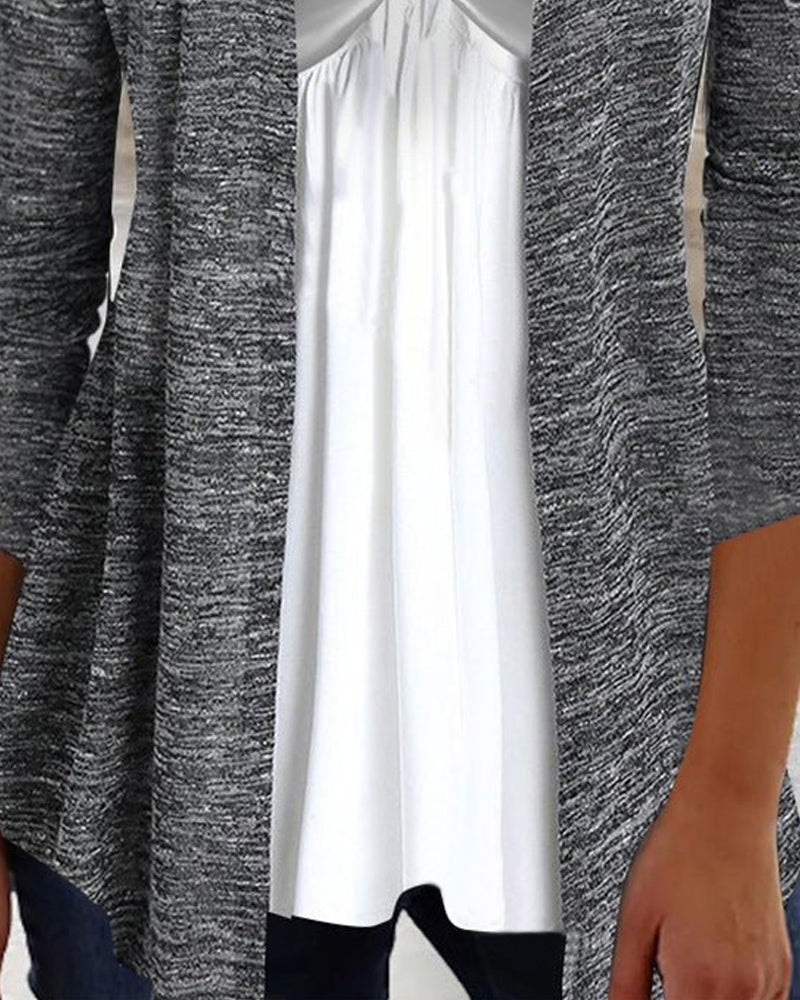 Elegant topp med V-ringning och spets