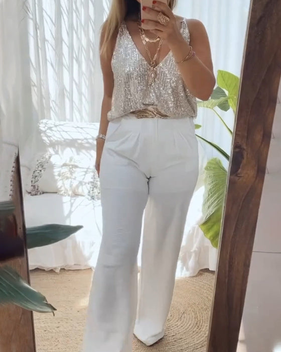 Casual camis fram och bak vändbar