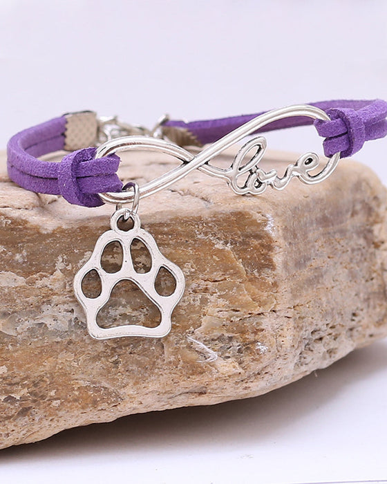 Armband med hundtassformat hängande