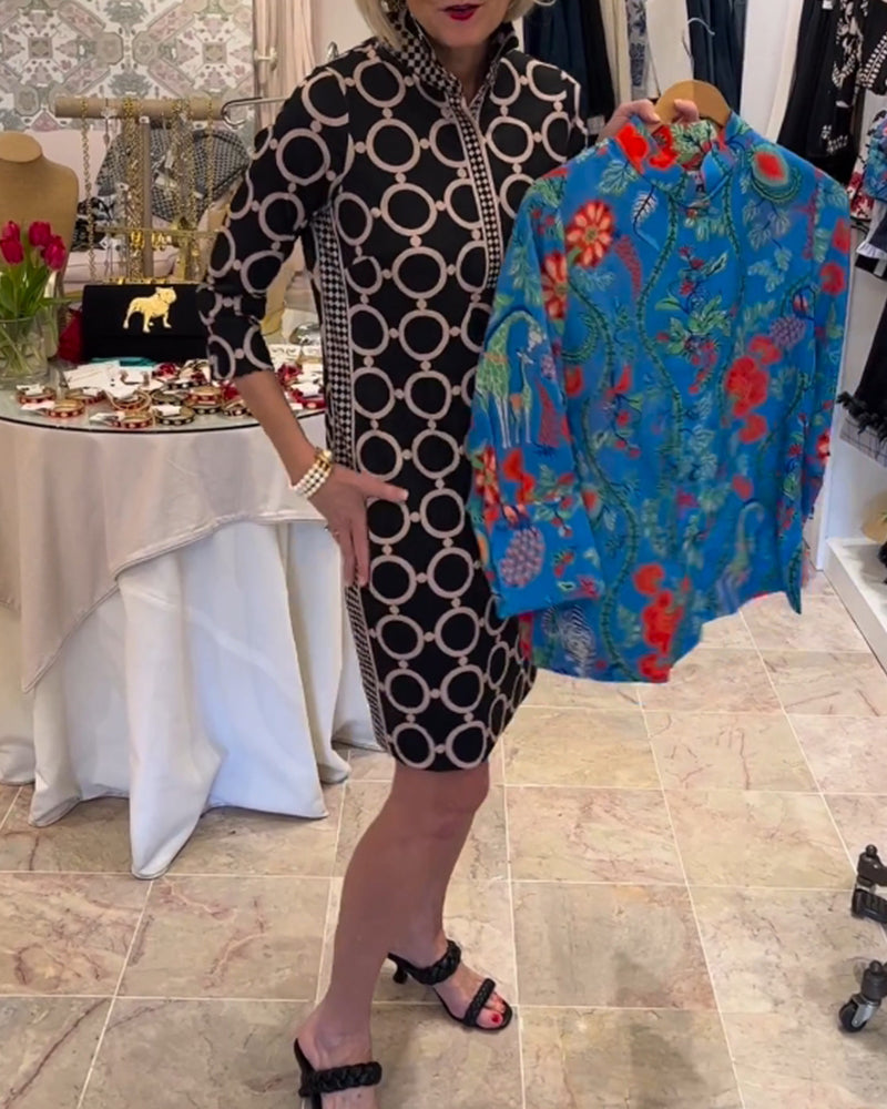 Kvinnors polka klänning