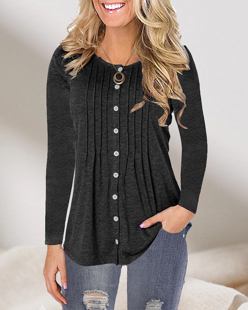 Dagligen Topp med långa ärmar