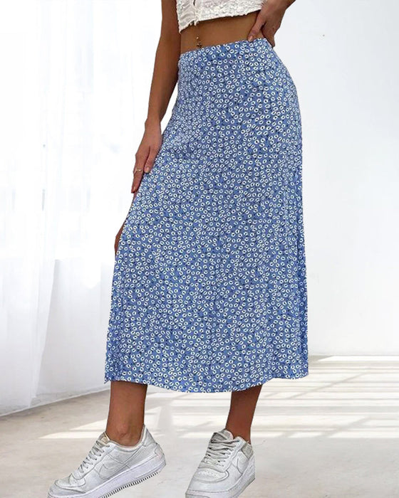 Midje höftkjol med slits