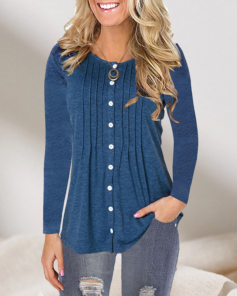 Dagligen Topp med långa ärmar