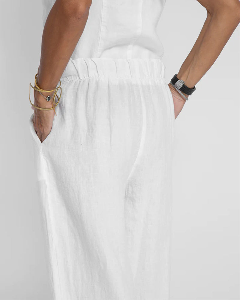 Enfärgad Set med väst och byxor