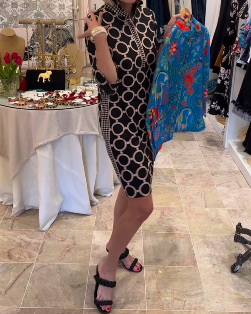 Kvinnors polka klänning