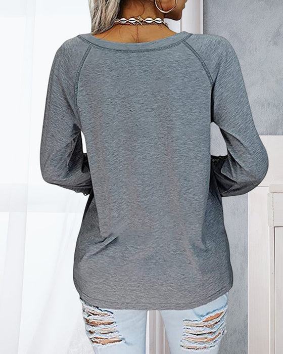 Enfärgad damtopp i spets