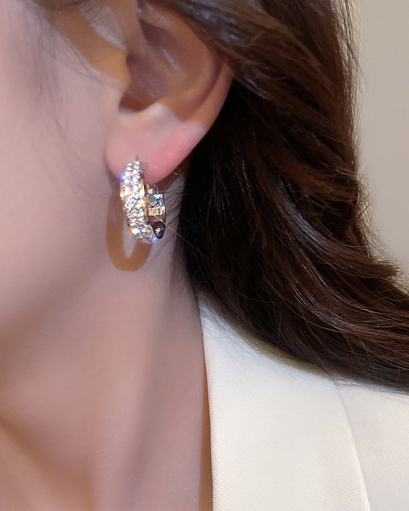 Sparkle Liten Hoop Örhängen