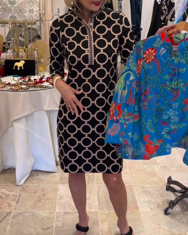 Kvinnors polka klänning