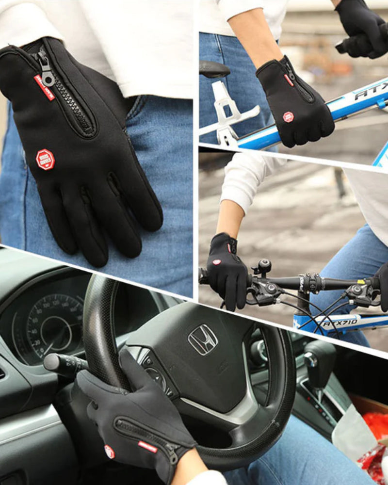 Varma handskar för cykling, skidåkning och löpning