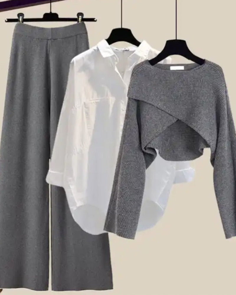 Cross enfärgad tredelad set