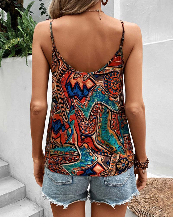 Camisole med retrotryck