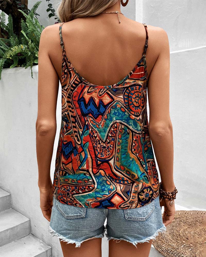Camisole med retrotryck