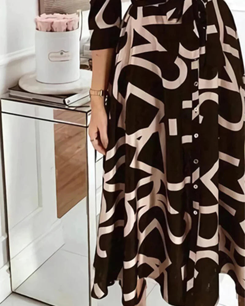 Klänning med dragkedja med slips