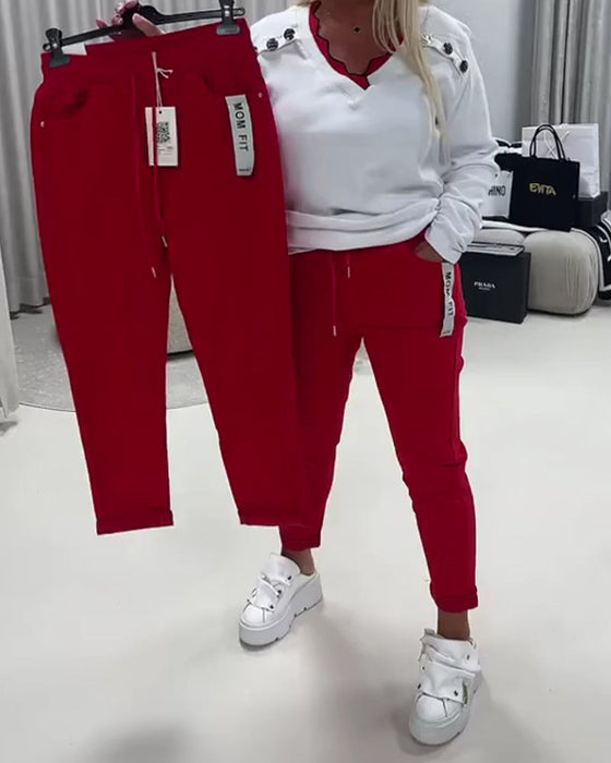 Byxor Modell Stretch Dragkedja