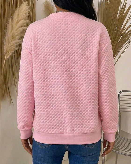 Kappa Enfärgad Rutig Långärmad