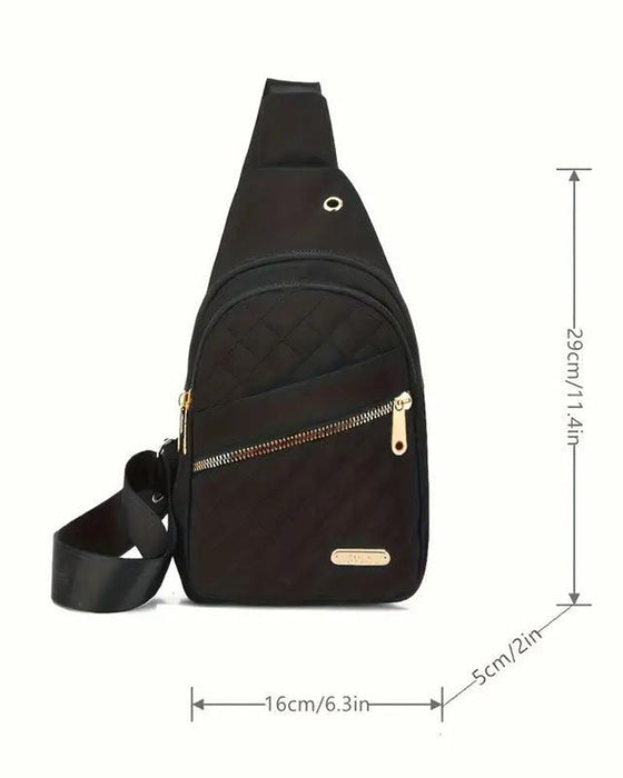 Crossbody Liten Sling Ryggsäck Sling Väska För Kvinnor Män