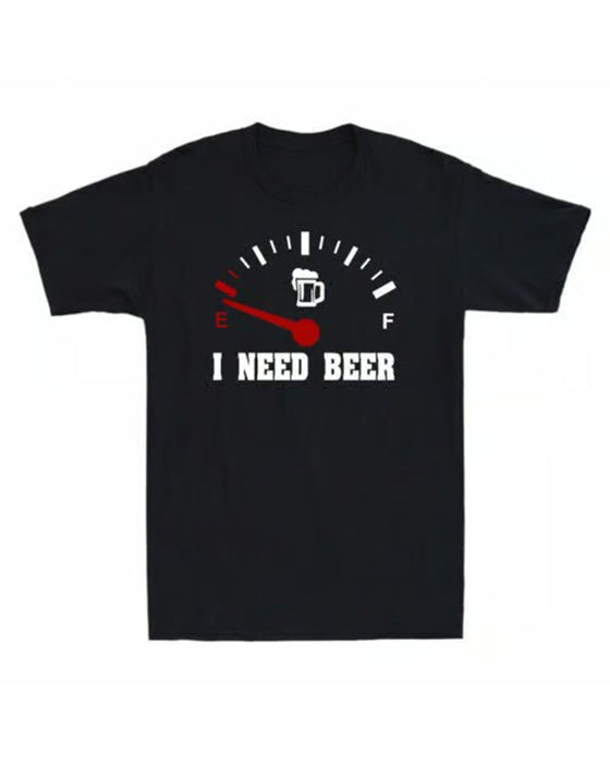 T-Shirt Herr Timglas Tryck