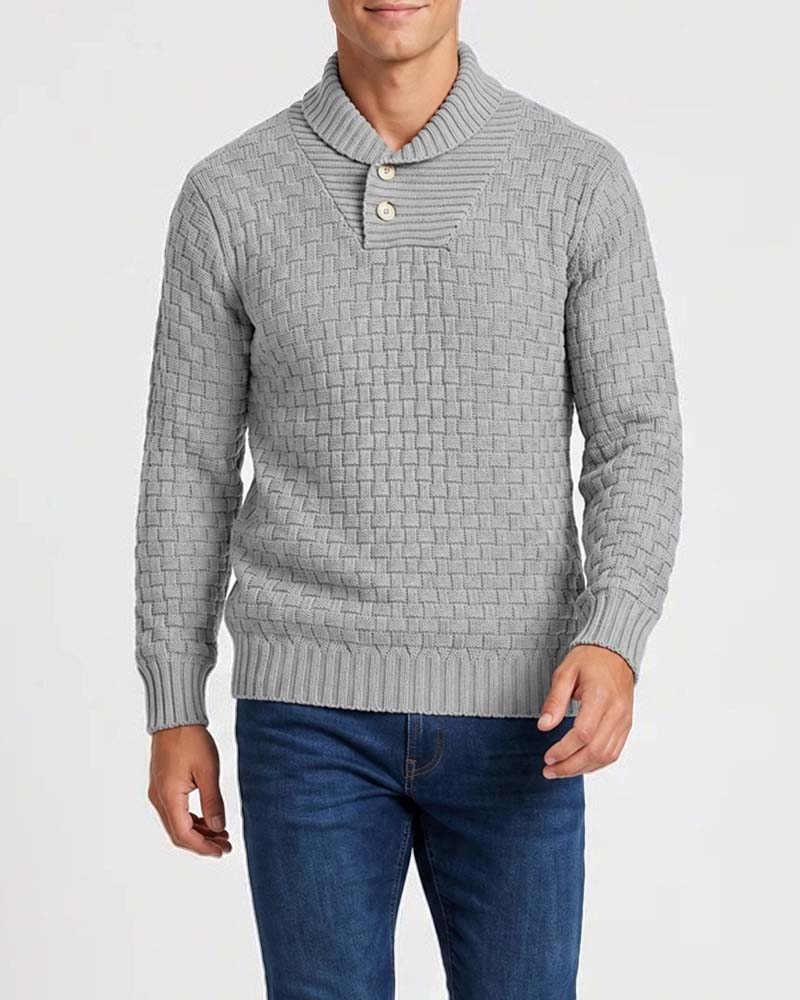 Pullover Herr Rutig Avslappnad