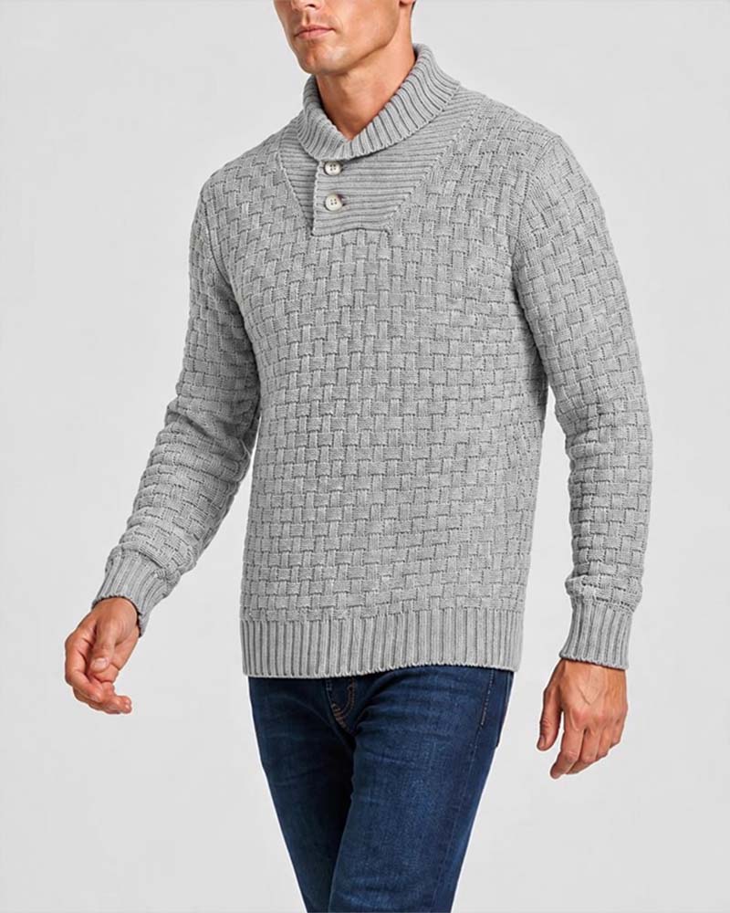 Pullover Herr Rutig Avslappnad