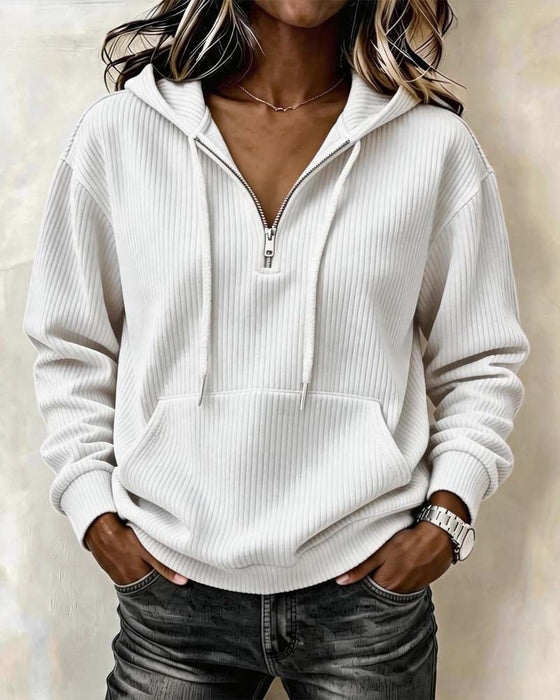 Hoodie Mode Lång Ärm