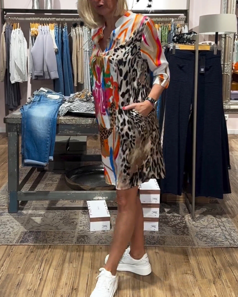 Klänning i vardagsfärg för kvinnor